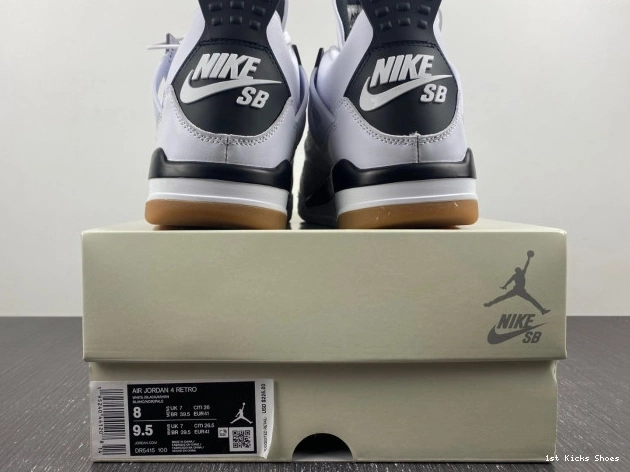 1st Kicks Jordan DR5415-100 4 Retro SB 0726